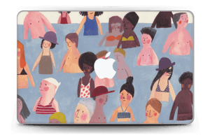 Ihmiset uimassa tarrakuori MacBook Air 11”