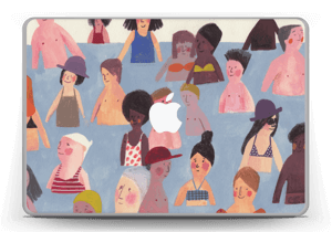 Ihmiset uimassa tarrakuori MacBook Pro 13” -2015