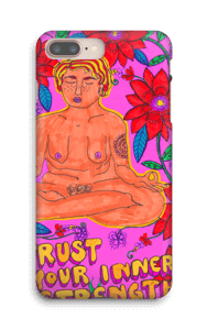 Trust your inner strength deksel IPhone 8 Plus