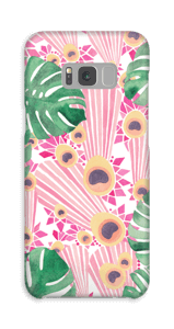 Pinkki riikinkukko kuoret Galaxy S8 Plus