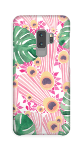 Pinkki riikinkukko kuoret Galaxy S9 Plus