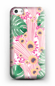 Rosa påfugl deksel IPhone 5c