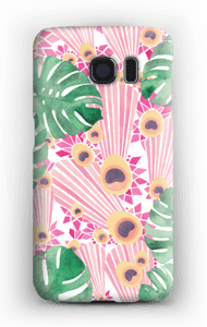 Pinkki riikinkukko kuoret Galaxy S6