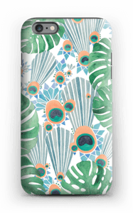 Blå påfugl deksel IPhone 6s Plus tough