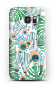 Blå påfugl deksel Galaxy S7