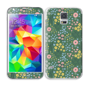 Summer flowers Skin Galaxy S5