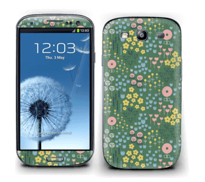 Summer flowers Skin Galaxy S3