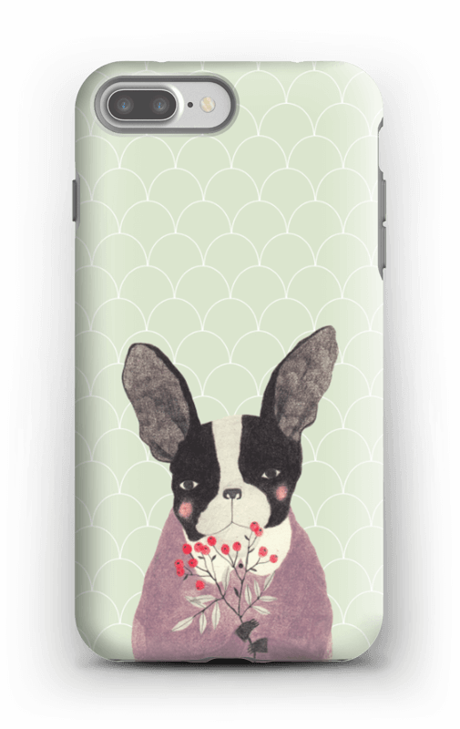 Fransk bulldog skal IPhone 7 Plus tough