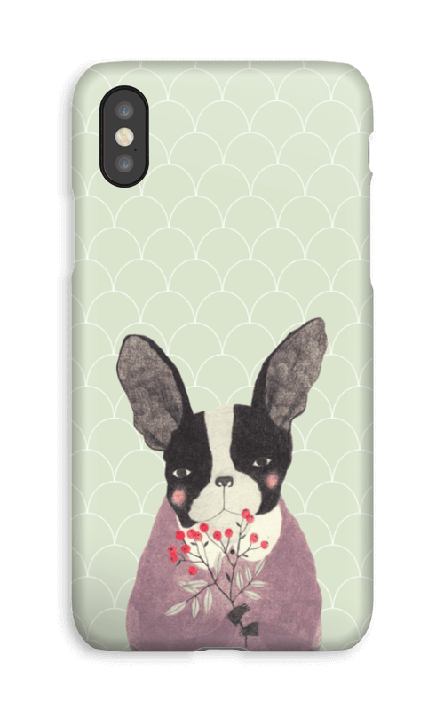 Fransk bulldog skal IPhone XS