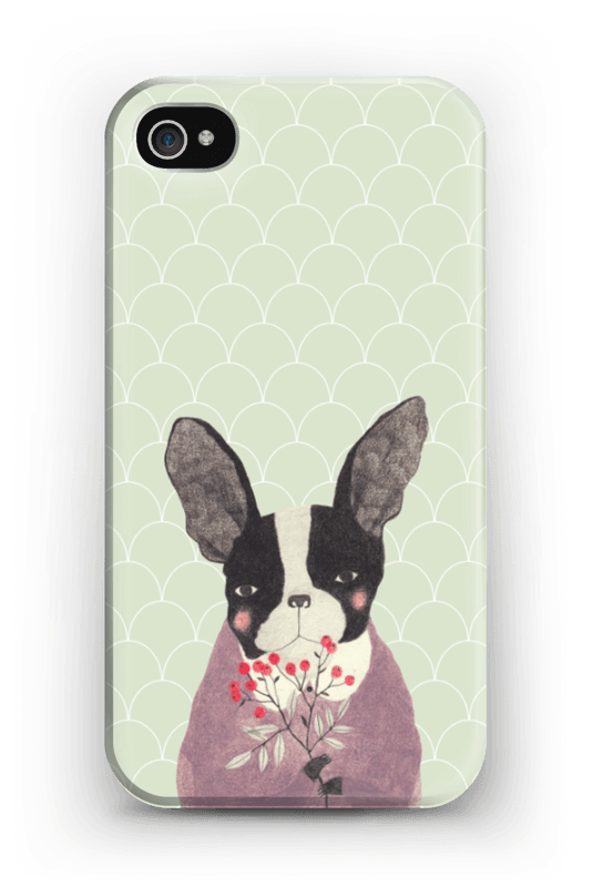 Fransk bulldog skal IPhone 4/4s