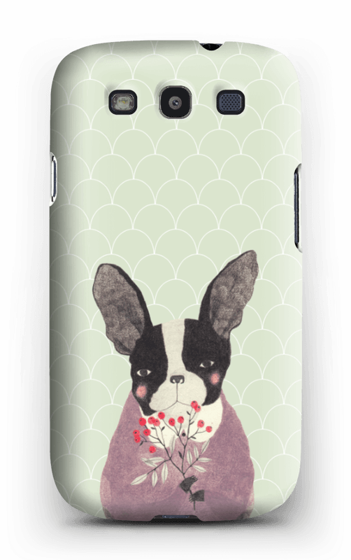 Fransk bulldog skal Galaxy S3