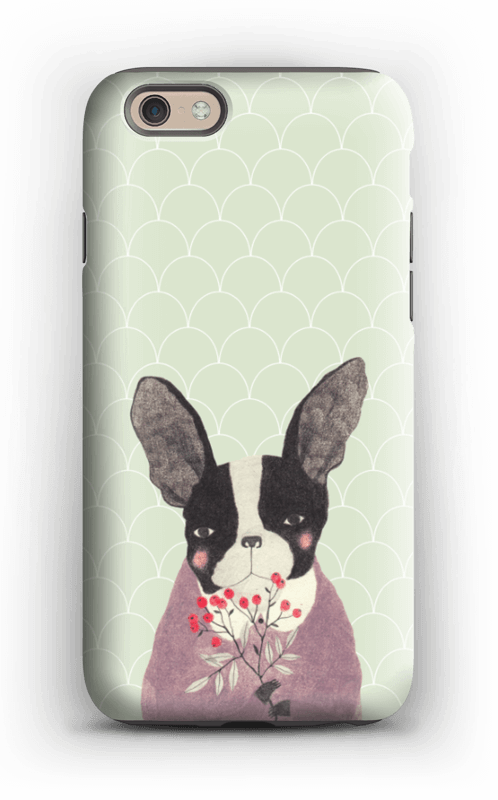 Fransk bulldog skal IPhone 6 tough