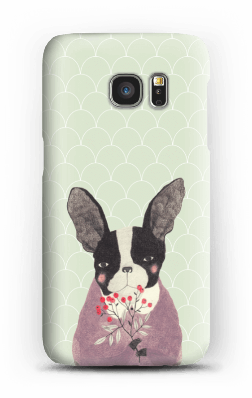 Fransk bulldog skal Galaxy S7