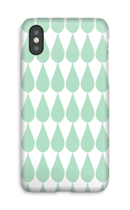 Gouttes de pluie Coque IPhone X