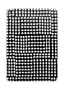 White & Black  Skin IPad 2017