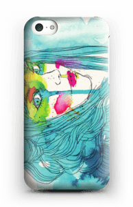 Kvinne i blått deksel IPhone 5c