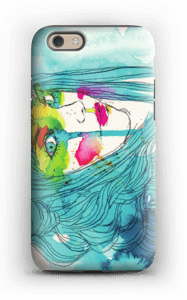 Kvinne i blått deksel IPhone 6 tough