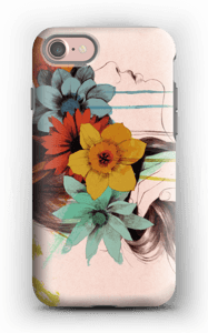 Blomsterkrans deksel IPhone 7 tough