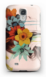 Blomsterkrans deksel Galaxy S4