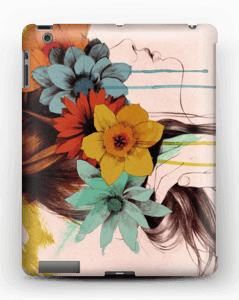 Blomsterkrans deksel IPad 4/3/2
