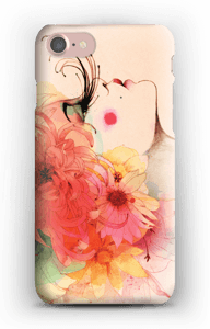 Jente med lange øyevipper deksel IPhone 7