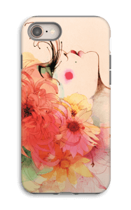 Jente med lange øyevipper deksel IPhone 8 tough