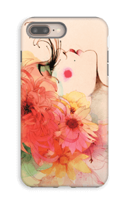 Girl in profile case IPhone 8 Plus tough
