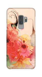 Jente med lange øyevipper deksel Galaxy S9 Plus