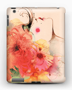 Jente med lange øyevipper deksel IPad 4/3/2