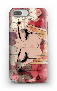 Kukkaiskyyneleet kuoret IPhone 7 Plus tough