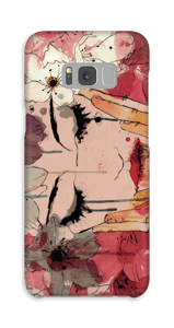 Girl & flowers case Galaxy S8 Plus