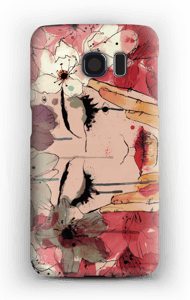 Blomsterjente deksel Galaxy S6