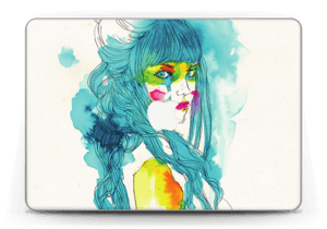 Girl in Blue Skin MacBook Pro Retina 13” 2015