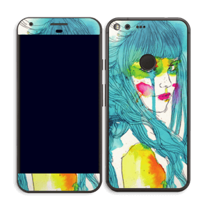 Girl in blue  Skin Pixel XL