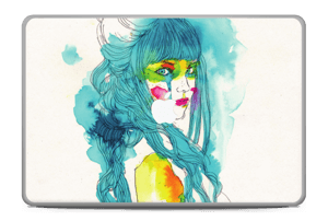 Girl in Blue Skin MacBook Pro 17” -2015
