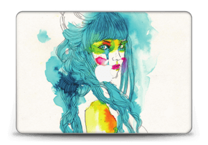 Girl in Blue Skin MacBook Pro Retina 15” 2015