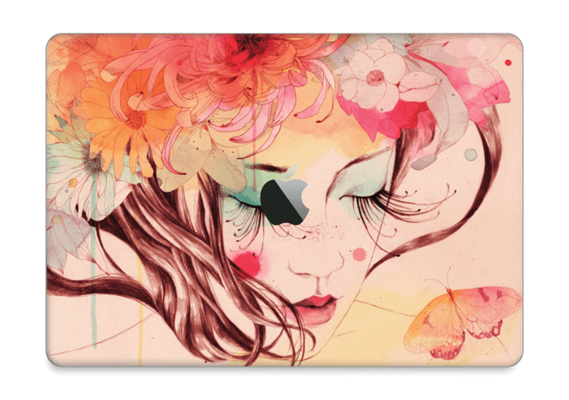 Femme & fleurs 3 Skin MacBook Pro 13” 2016-