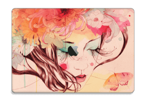 Kukkia hiuksissa  tarrakuori MacBook Pro 15” 2016-