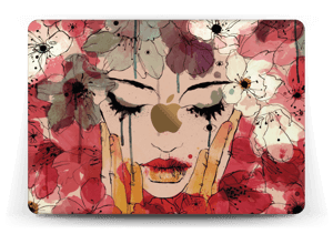 Kukkaiskyyneleet tarrakuori MacBook 12”