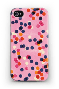 Väripilkut kuoret IPhone 4/4s