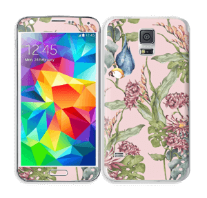 Nature & parrot Skin Galaxy S5