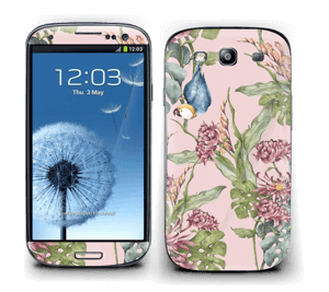 Nature & parrot Skin Galaxy S3