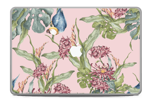 Parrot & flowers Skin MacBook Pro 17” -2015
