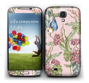 Nature & parrot Skin Galaxy S4