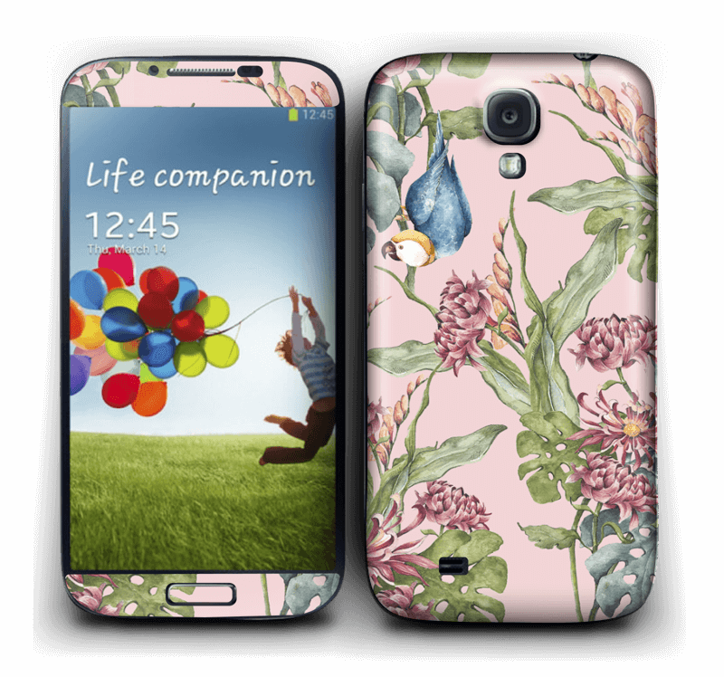 Natur og papegøye Skin Galaxy S4