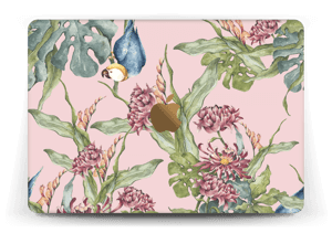 Parrot & flowers Skin MacBook 12”