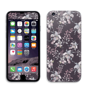 Purple & flowers  Skin IPhone 6/6s