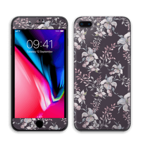 Purple & flowers  Skin IPhone 8 Plus