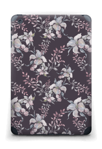 Purple & flowers  Skin IPad mini 2 back