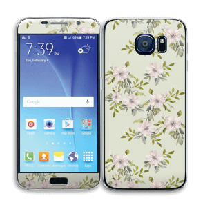 Flowers in light pink   Skin Galaxy S6